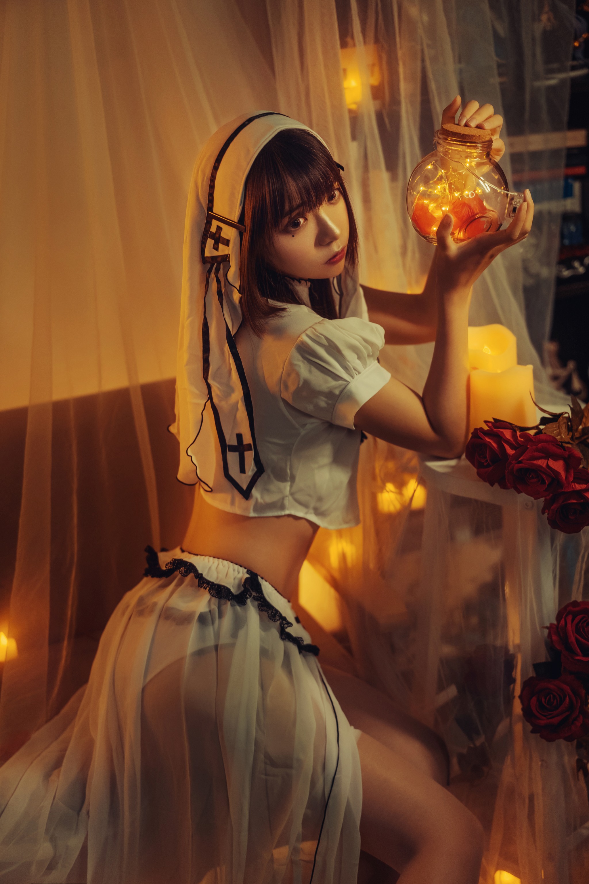 图片[1]-疯猫ss – NO.043 黄昏修女 [17P]-XikXak